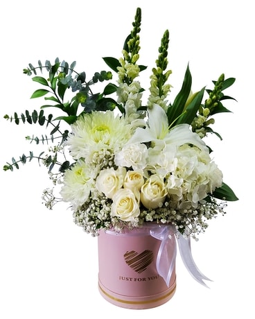 Soft & Tender ~ Box Arrangement Flower Arrangement