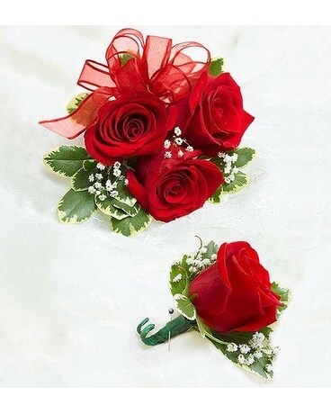 Standard corsage & boutonniere Corsage