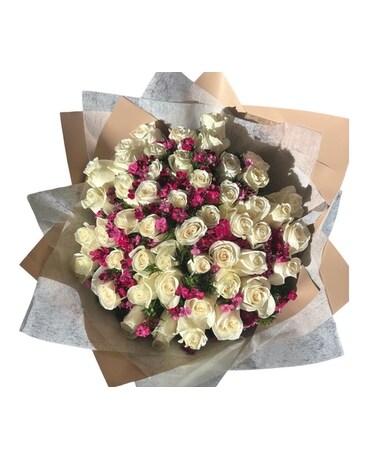 Soft Rose Buchon Flower Arrangement