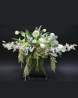 Tulips, Orchids & Hydrangeas White Mix in Pasadena CA - Jacob