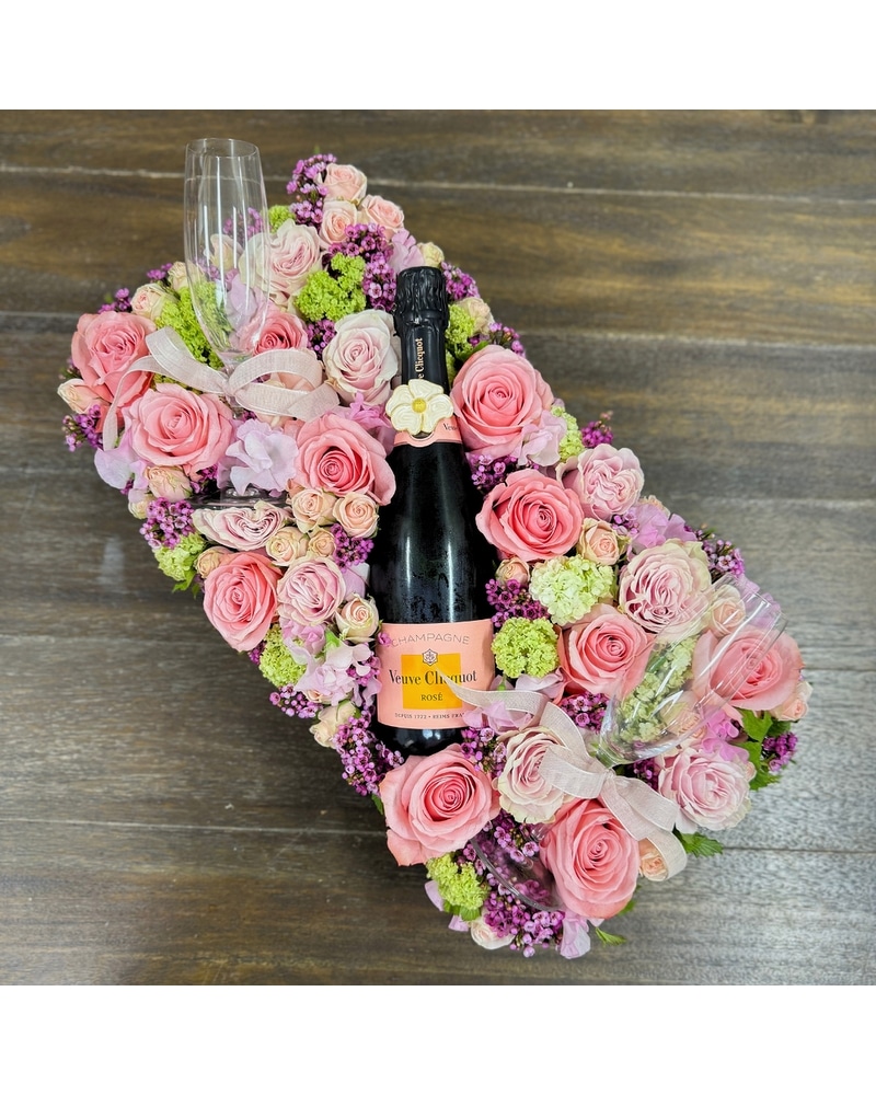 Veuve Clicquot Rose Gift Box in Pasadena CA - Jacob Maarse Florist