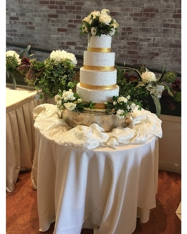 Wedding Cake Flower Arrangement