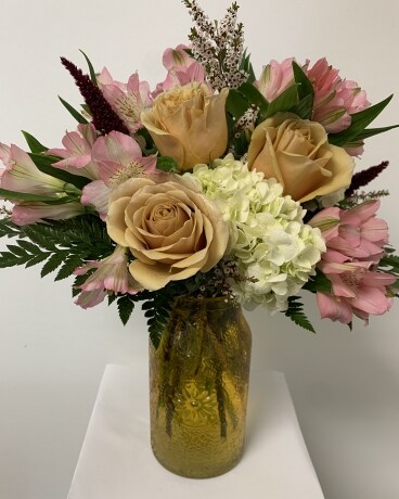 Autumn Rose Flower Arrangement