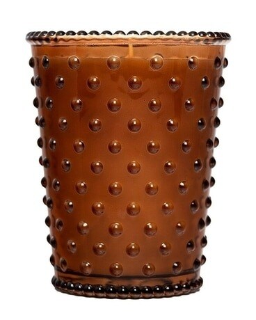 Hobnail Candles Flower Arrangement