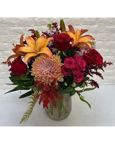 Fall Romance Flower Arrangement
