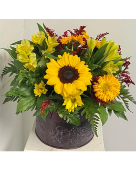 Ol' Yeller Flower Arrangement