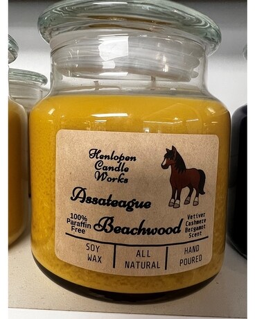 Assateague Beachwood Candle Jar Candle