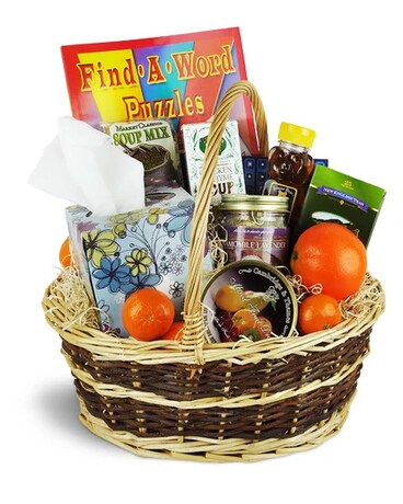 Get Well Soon Basket Gift Basket