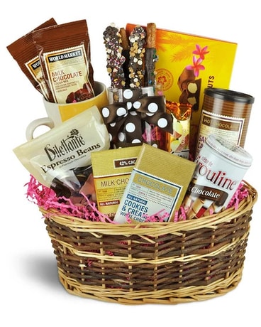 All About Chocolate Basket Gift Basket