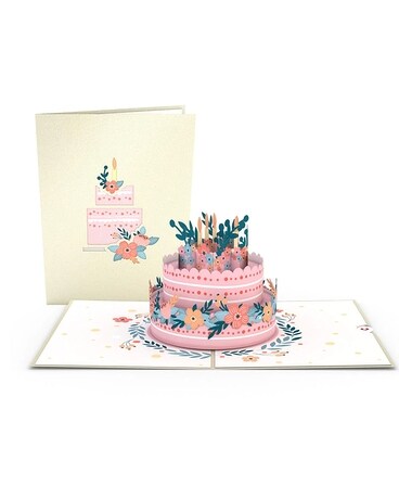 Lovepop Floral Birthday Card Flower Arrangement