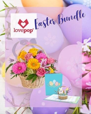 Easter Lovepop Bundle Flower Arrangement
