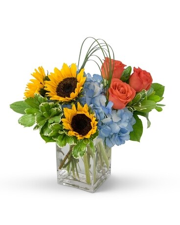 Fun in the St. Petersburg's Sun Flower Arrangement