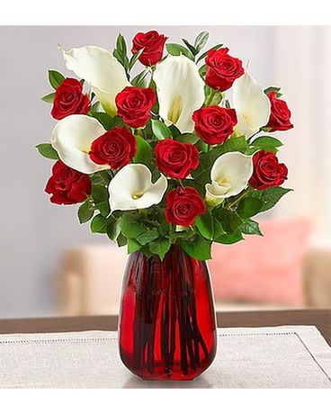 Rose Calla Bouquet Flower Arrangement