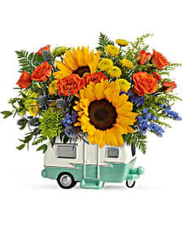 Teleflora's Retro Road Tripper Bouquet Flower Arrangement