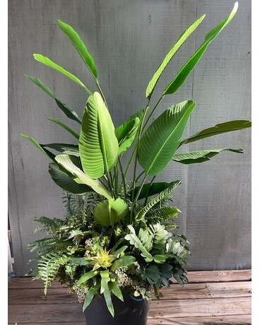 Tropical Garden Flower Arrangement
