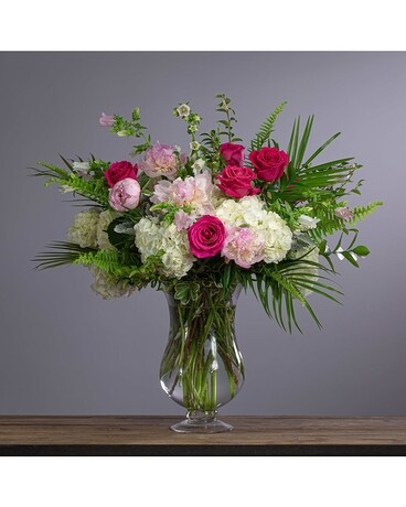Love and Passion Vase Flower Arrangement