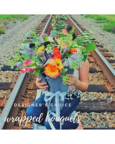 Designer's Choice - Hand Wrapped Bouquet Flower Arrangement