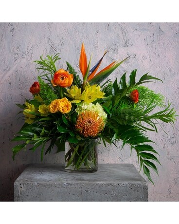 Citrus Sherbert Flower Arrangement