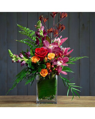 Orchid Harvest Flower Arrangement