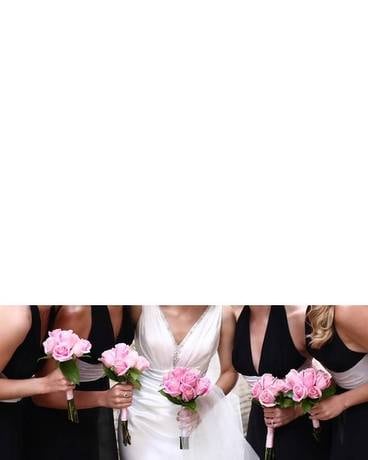 Pink Bridesmaid Flower Arrangement