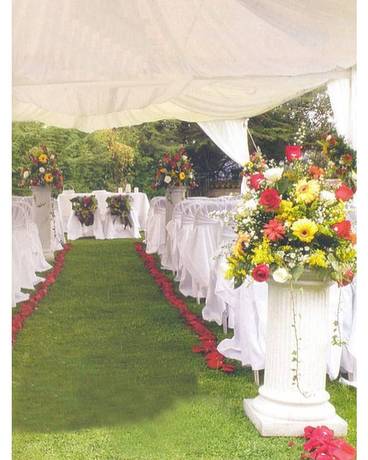 Ceremony Decor Flower Arrangement