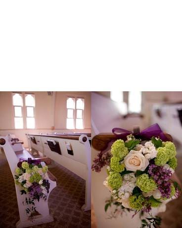 Pew Decorations Flower Arrangement