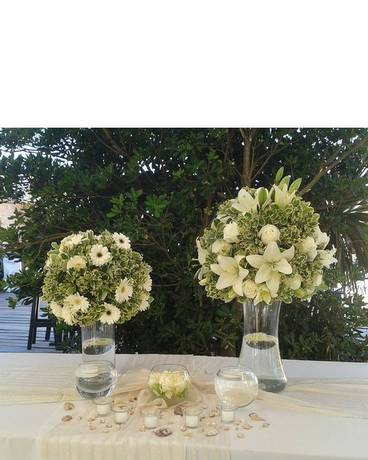 Lilies & Greens Flower Arrangement