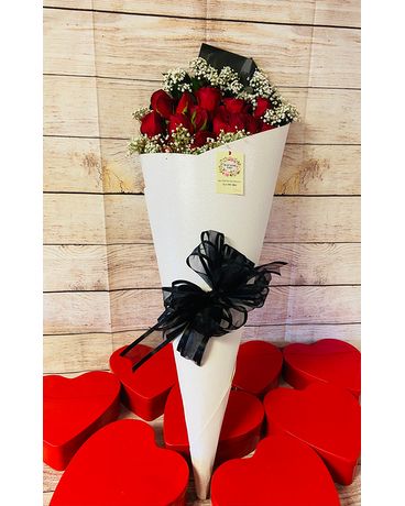 ROSE CONES Flower Arrangement