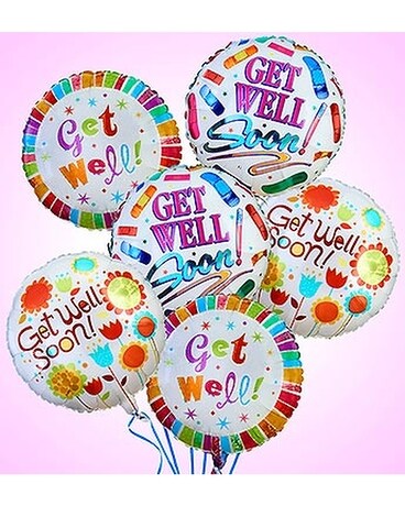 Get Well Balloon Bouquet Bouquet