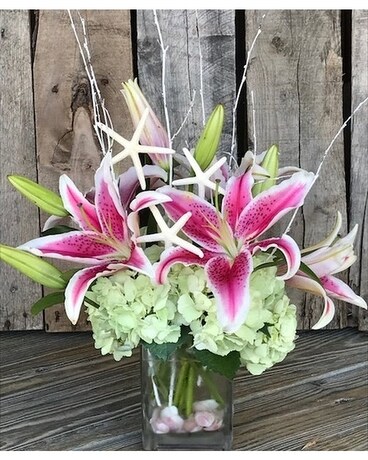 Flowers & More Ocean Side Flower Arrangement