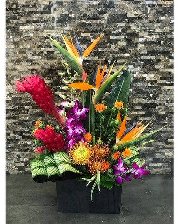 Fall Tropics Flower Arrangement