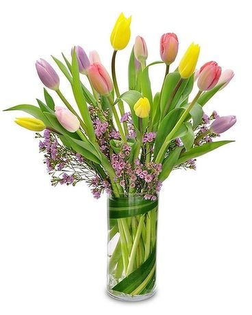 Tulip Twist Flower Arrangement