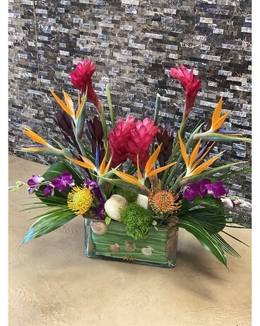 Tropic Wave Flower Arrangement