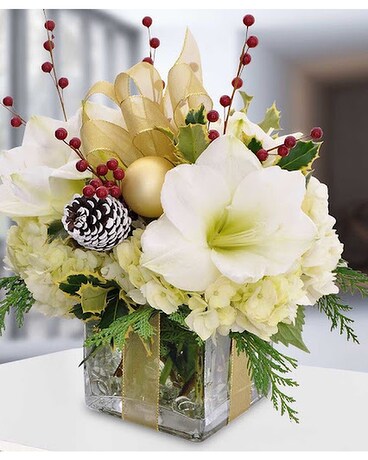 Golden Gift Flower Arrangement
