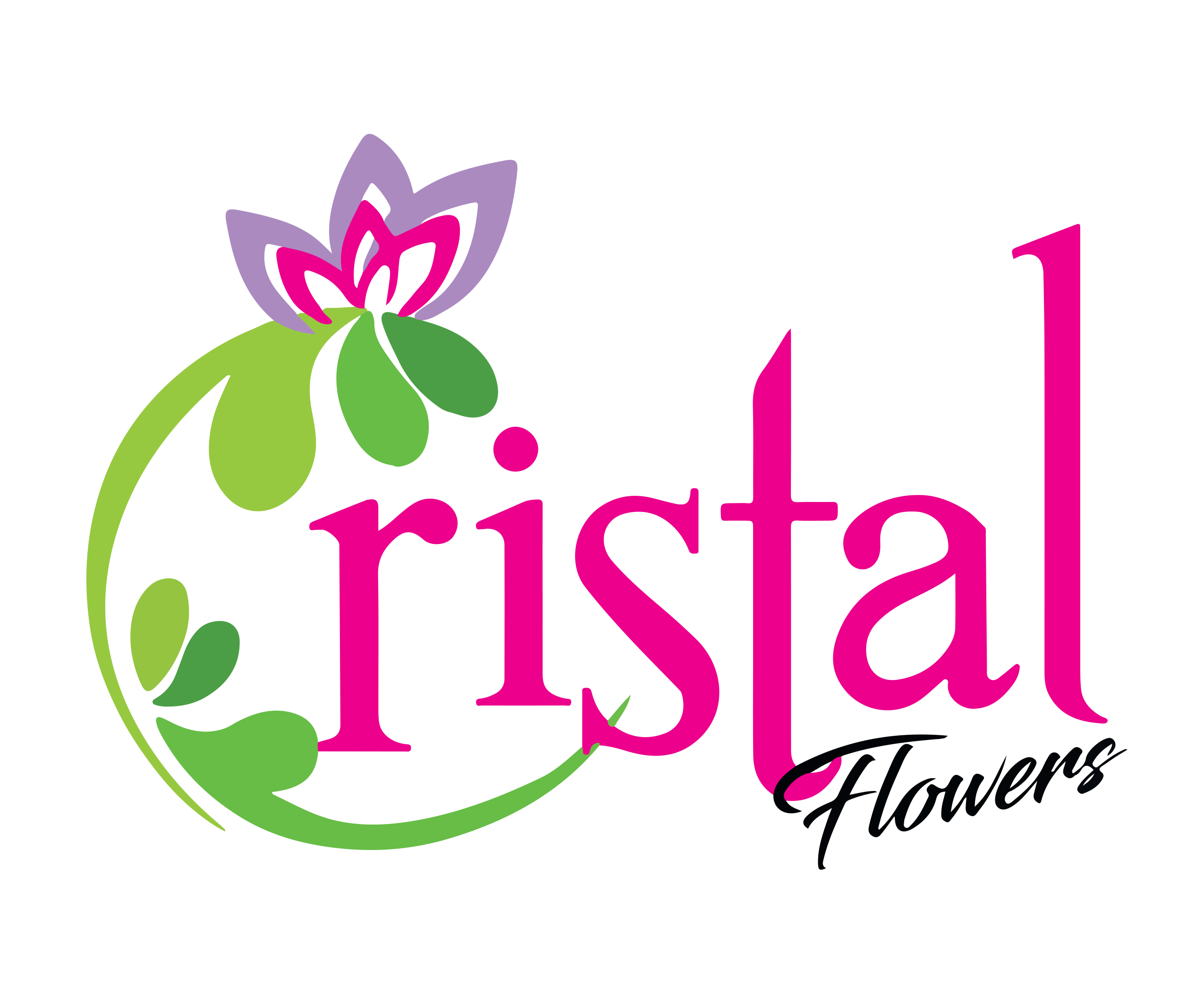 Cristal Flowers - Logo