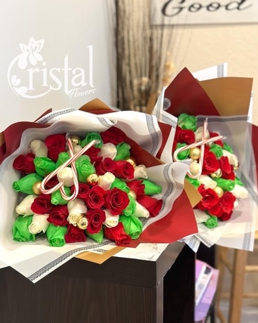 Jolly Christmas Flower Arrangement