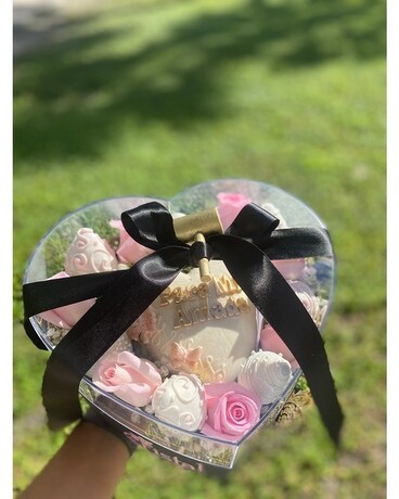 Surprise Heart Flower Arrangement