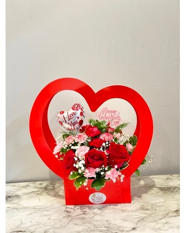 Happy Heart Flower Arrangement