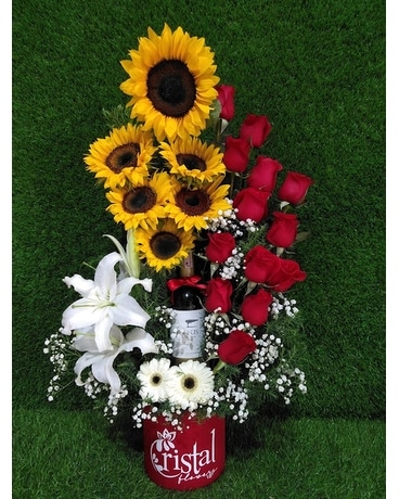 Exquisite Box Flower Arrangement