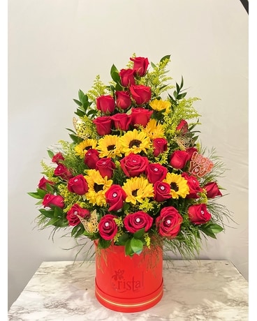 Huge Love Flower Arrangement