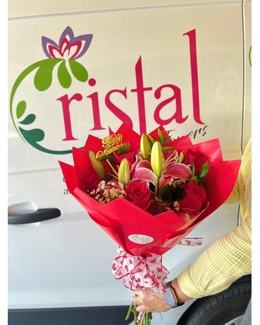 Passionate Love Flower Arrangement