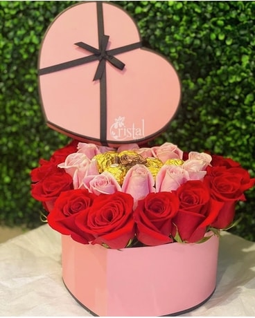 Golden Love Flower Arrangement