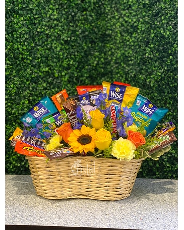 Sun-Sational Sweets Basket Gift Basket