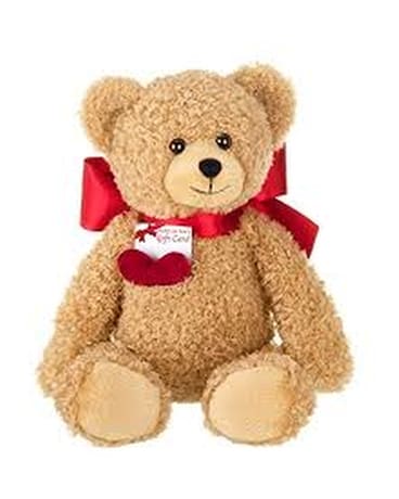Harry Heartstring The Teddy Bear Flower Arrangement