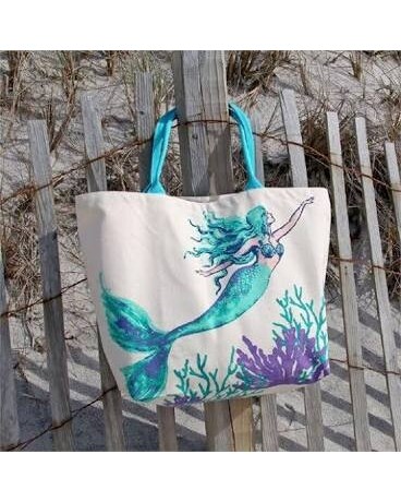 Mermaid best sale beach bag