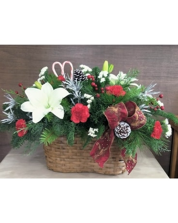 A gift from Clause Basket Arrangement