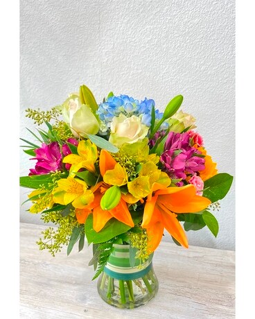 Sunset Kiss Flower Arrangement