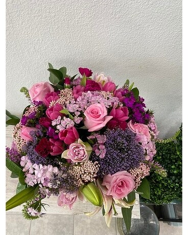 Colorful Hand Bouquet Flower Arrangement