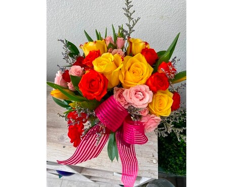 Sunset Kiss Flower Arrangement