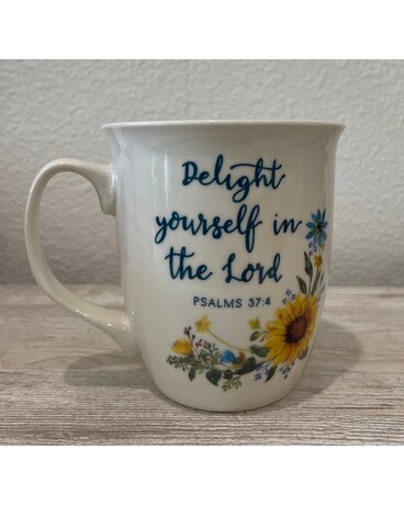 Coffee Mug- Religious Flower Arrangement